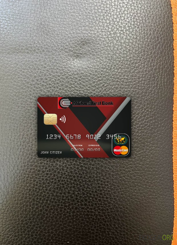 Congo Afriland Première banque mastercard photolook recto